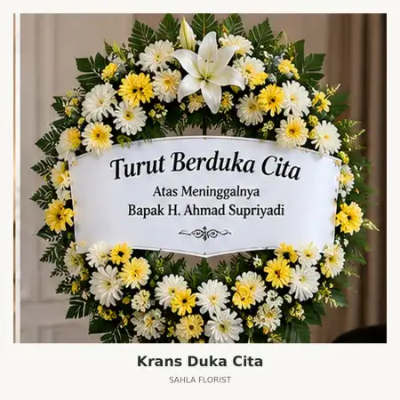 Krans Bunga Duka Rs Hermina Depok