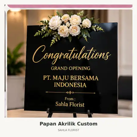 Papan Bunga Akrilik Rs Hermina Depok